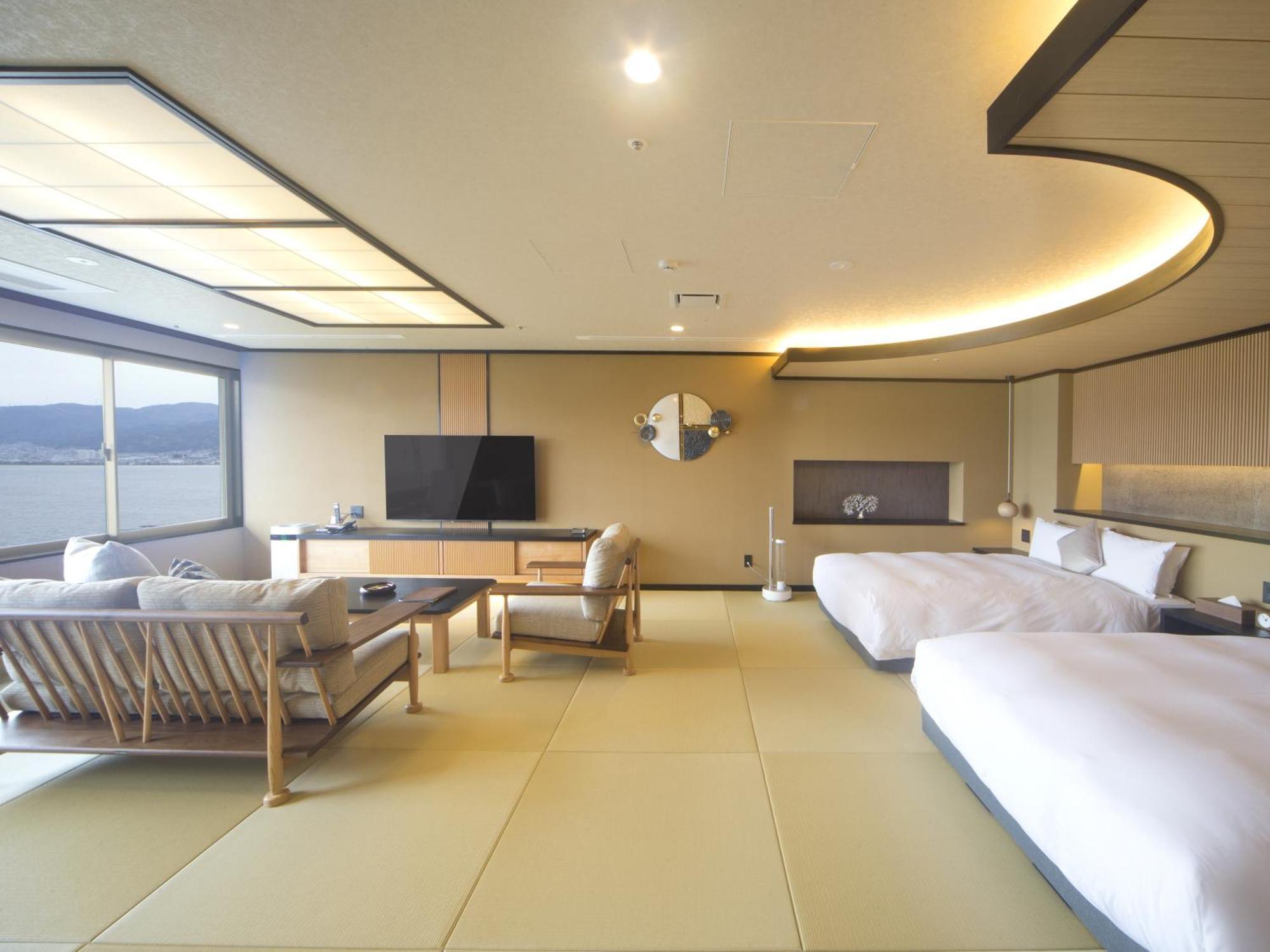 Hamanoyu Hotel Suwa  Exterior photo