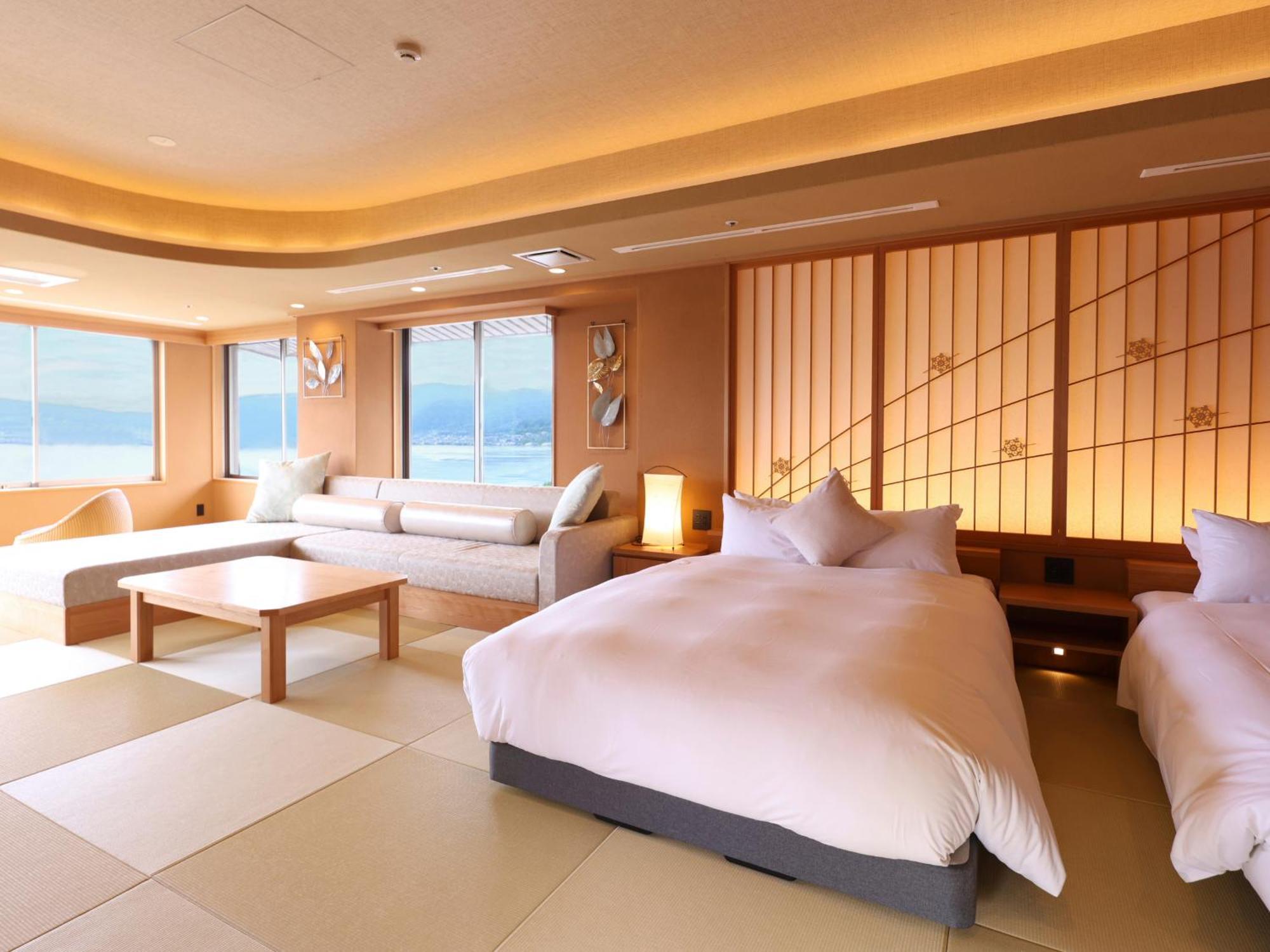 Hamanoyu Hotel Suwa  Exterior photo