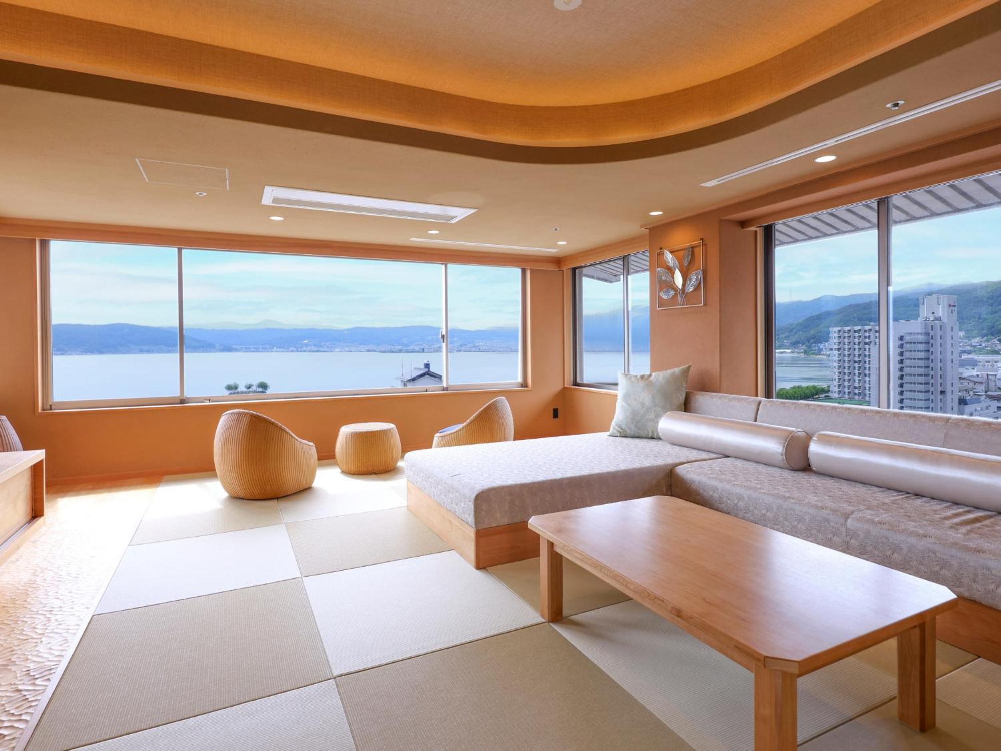 Hamanoyu Hotel Suwa  Exterior photo